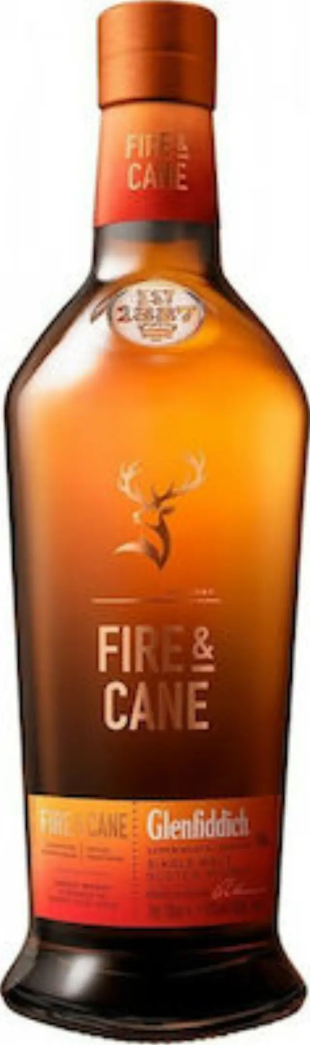GLENFIDDICH FIRE & CANE SINGLE MALT WHISKY 700ML