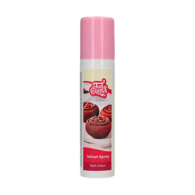 Funcakes Σπρέι Βελούδο - Μαύρη Σοκολάτα -100ml