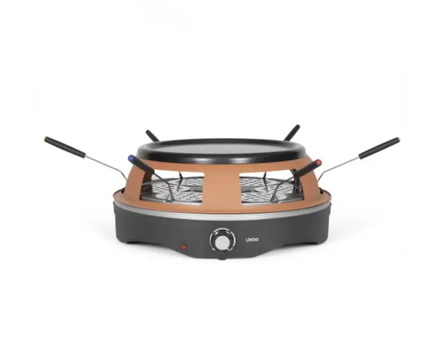 Παρασκευαστής πίτσας Livoo Pizza DOC304 με ισχύ 1200W για 6 μίνι πίτσεςDOC304