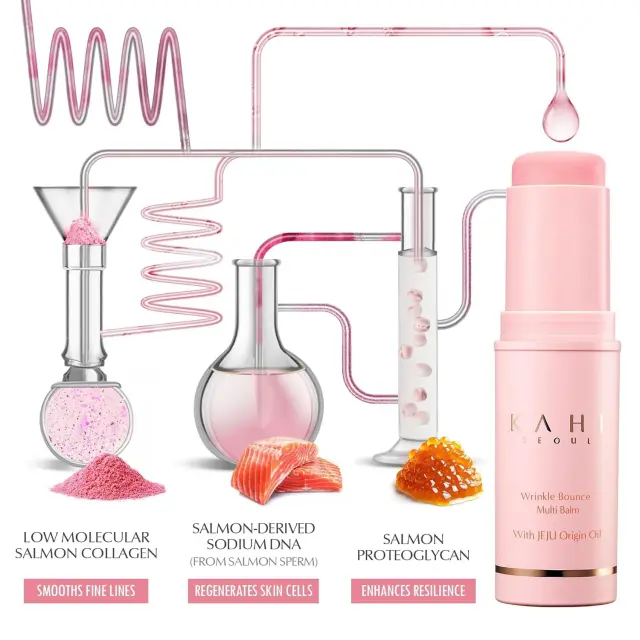 KAHI Wrinkle Bounce Moisturizing Multi Balm Stick - Ενυδατικό αντιγηραντικό balm 9gr 2