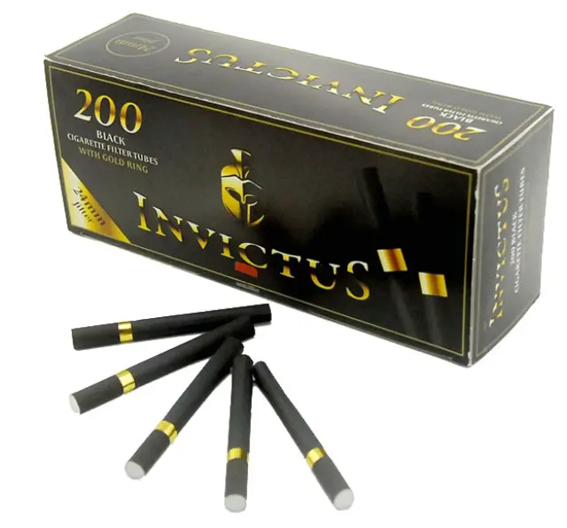 Invictus Black Αδεια Τσιγάρα με Φίλτρο 24mm - 200τεμ. 2