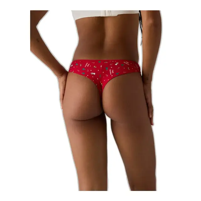 Ysabel Mora Γυναικείο String Xmas Thong, Χρώμα Κόκκινο 3