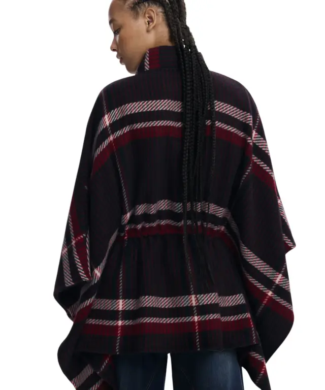 Desigual - Γυναικείο Πόντσο Regular Fit 25WAIA11-2000 Μαύρο - OneSize 3