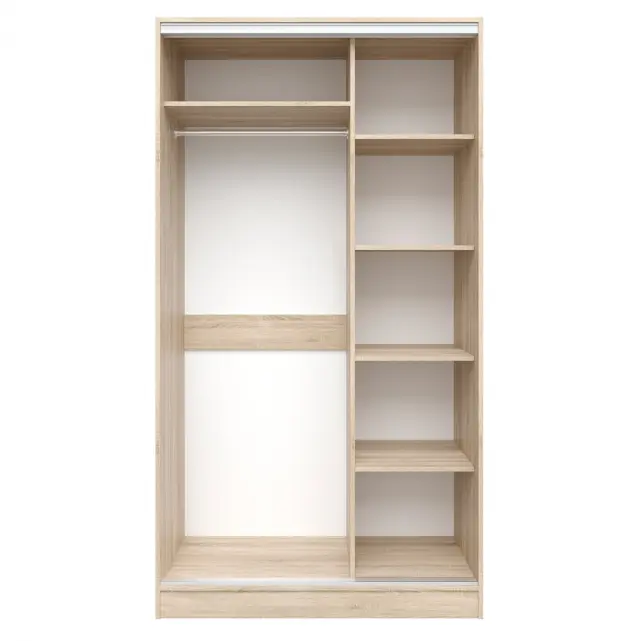 ΝΤΟΥΛΑΠΑ ΣΥΡΟΜΕΝΗ ΜΕΛΑΜΙΝΗΣ 120x60x220Yεκ. ΔΙΦΥΛΛΗ SONAMA ΜΕ ΚΑΘΡΕΠΤΗ FB92460.01 3