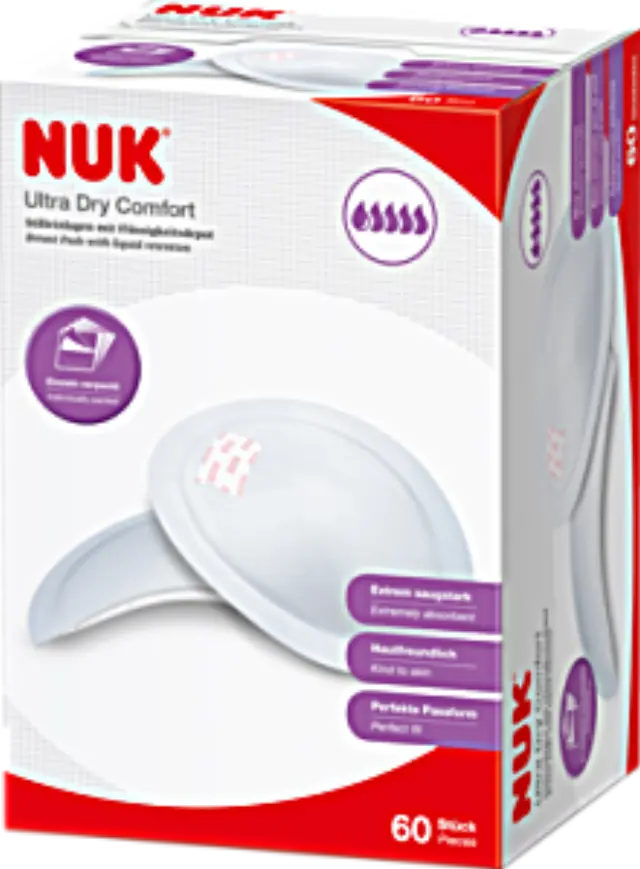 Nuk Επιθέματα Στήθους Ultra Dry Comfort, 60τμχ