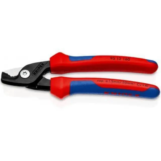 Knipex 9512160 - Κόφτης καλωδίων αυτόματος με βαριά μόνωση 20mm Νο160mm