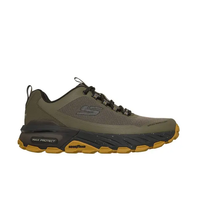 Skechers Max Protect Goodyear Lace Up (237669-OLV) - Λαδί