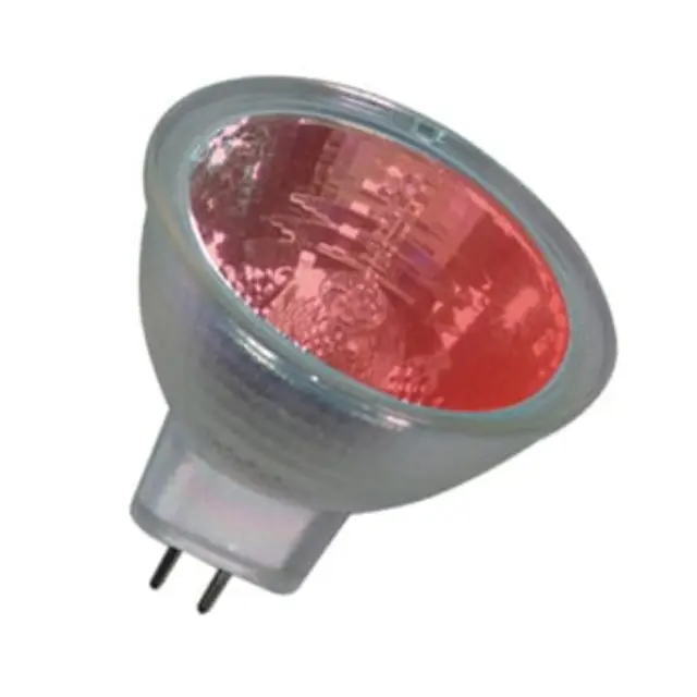 Glou Λάμπα Ιωδίνης Dichroic MR11 20W 12V Gu4 30 Κόκκινο Χρώμα