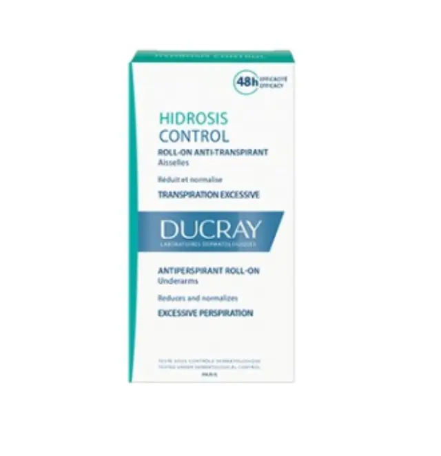 Ducray Hidrosis Control Roll-On Anti Transpirant 48H Roll-On Αποσμητικό κατά της Έντονης Εφίδρωσης, 40ml