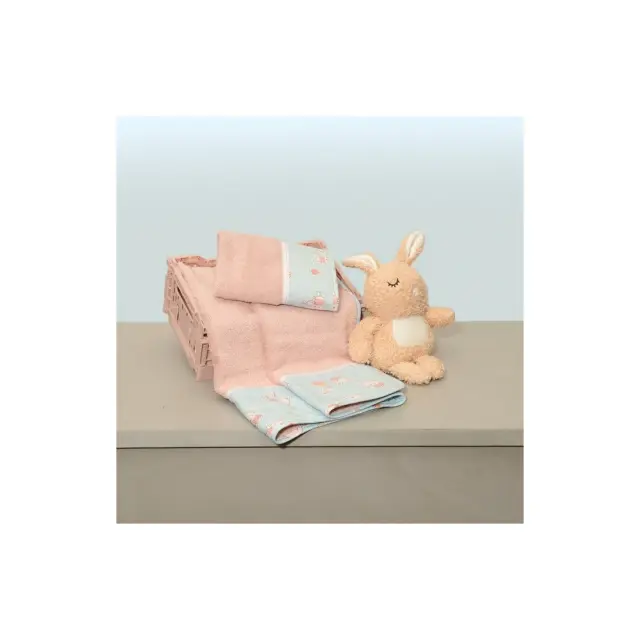 Oliver Baby Σετ Πετσέτες Εμπριμέ - 2 τεμ Σχ΄΄εδιο 212 100% βαμβάκι 450 ΓΡΜ/ΤΜ - 30Χ50 70Χ120 - Ελληνικής ραφής
