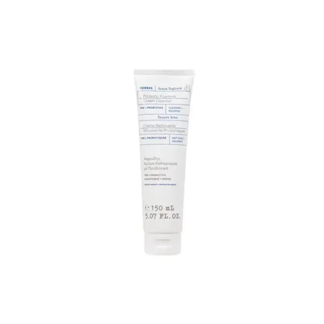 Korres | Greek Yoghurt Probiotic Foaming Cream Cleanser Pre + Probiotics Αφρώδης Κρέμα Καθαρισμού Προσώπου Ελληνικό Γιαούρτι & Πρεβιοτικά-Πρoβιοτικά | 150ml