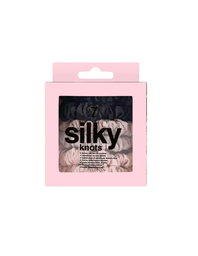 Silky Knots 6 Hair Scrunchies Original W7