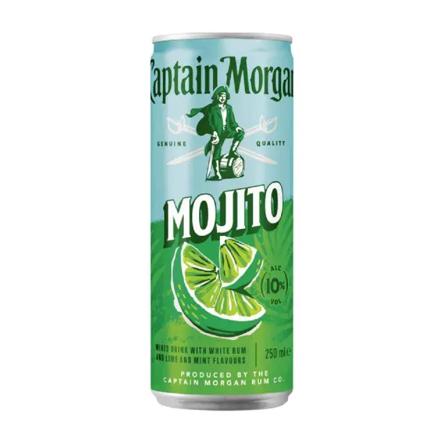 Captain Morgan Mojito 10% Alc 250ml