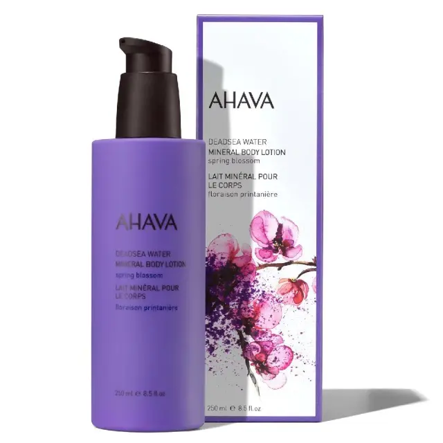 AHAVA Dead Sea Water Mineral Body Lotion Spring Blossom, Κρέμα Σώματος με Άρωμα Ανοιξιάτικου Άνθους, 250ml