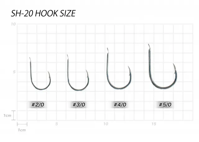 Αγκίστρια Vanfook SH-20 SPEAR για Jigging 2/0 3