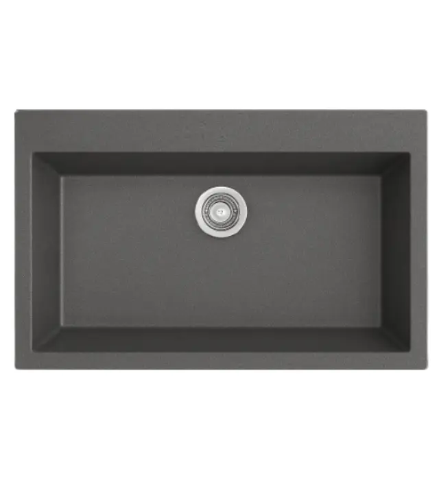 ΝΕΡΟΧΥΤΗΣ ΑΠΟ ΓΡΑΝΙΤΗ ΕΝΘΕΤΟΣ UNIXTON DAMON-70 78X50 1B Metalic Anthracite