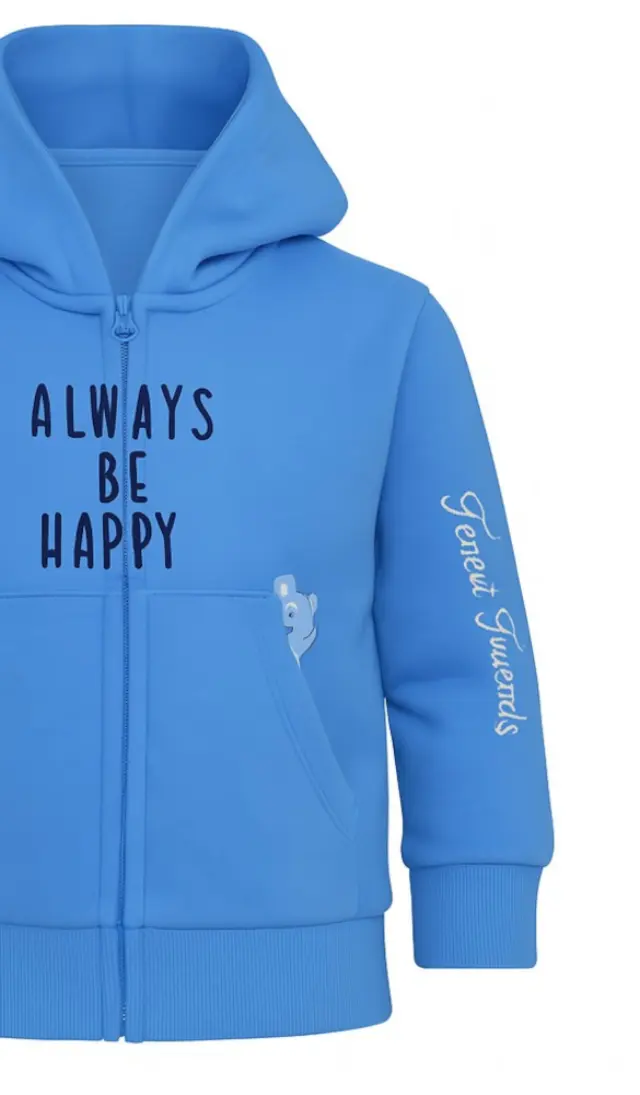 Ζακέτα με Κουκούλα Always Be Happy Venere Blue 8020621 - 12 M (80cm) 3
