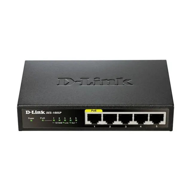 D-link - 5-Port Desktop Gigabit PoE+ DGS-1005P/E - Computers 2