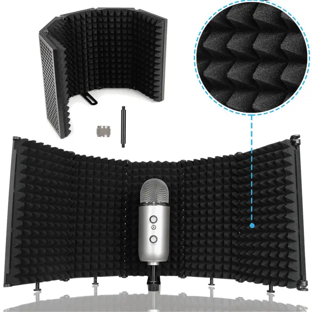 DNA NSP portable acoustic booth studio screen microphone filter soundproofing cover 2