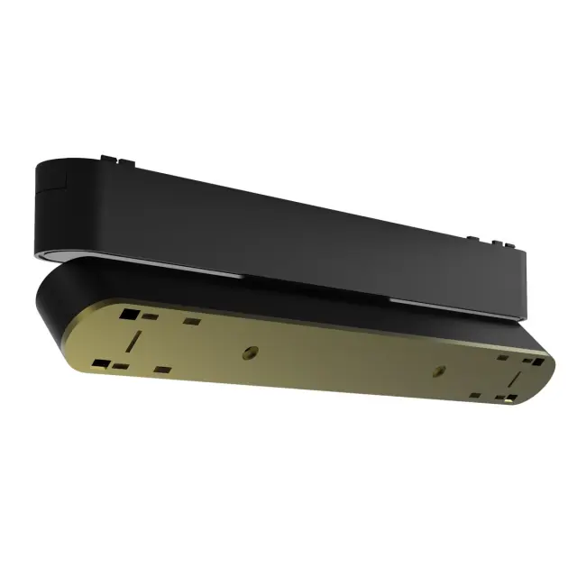 Bisqit Βάση για φωτιστικό μαγνητικής ράγας Ultra Slim L22.3cm μαύρη Μαύρο