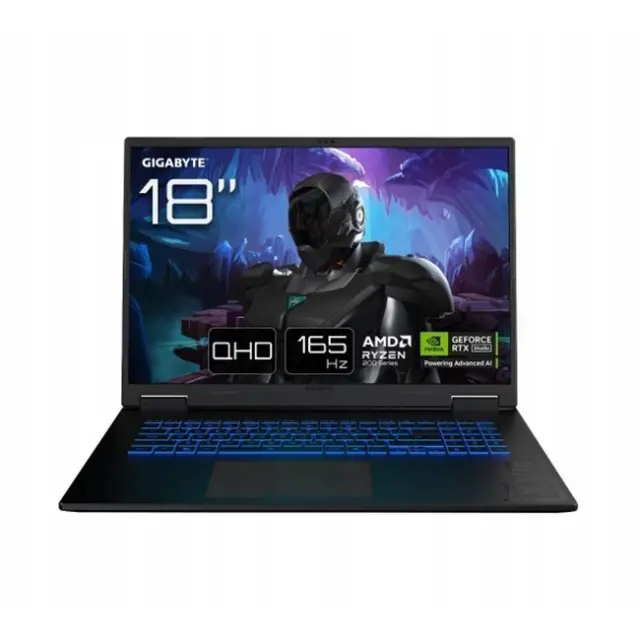 Gigabyte A18 18" 165Hz Ryzen 7 260/RTX 5060/16GB/512GB SSD/No OS US-Layout (3VHK3EEC93SD)