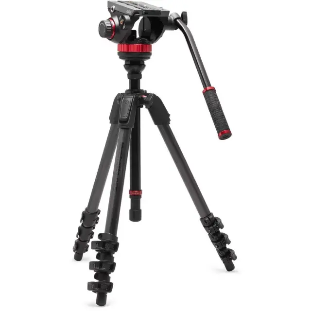 Manfrotto 055 Carbon 502 Video Κιτ