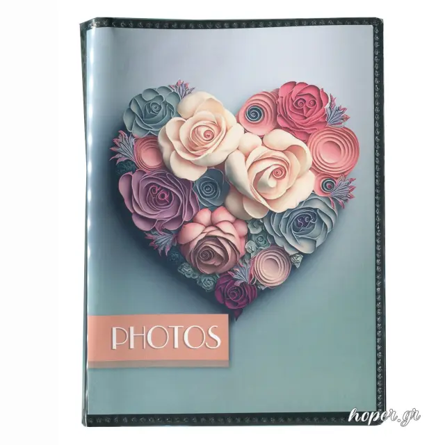 Άλμπουμ pocket με θήκες για 40 φωτογραφίες 10X15 love and hearts 04 (MC4640)
