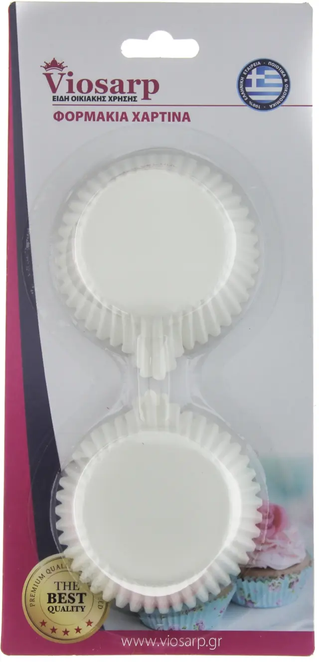 Viosarp Χάρτινη Βάση Cupcake Β VC1165 50τμχ