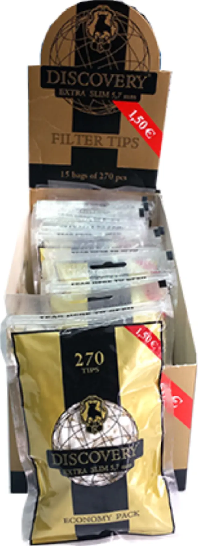 Discovery «Economy Pack» Φιλτράκια - Extra Slim 15τεμ.