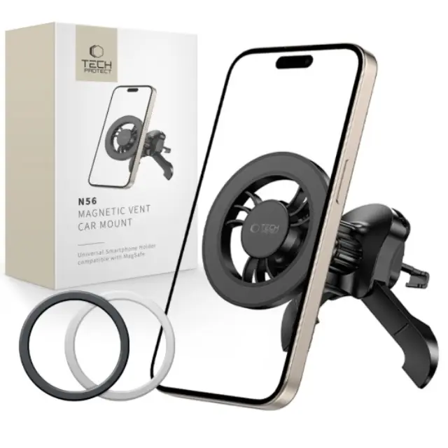 Tech-Protect® N56 Βάση Κινητού Αυτοκινήτου με Μαγνήτη MagSafe- Black