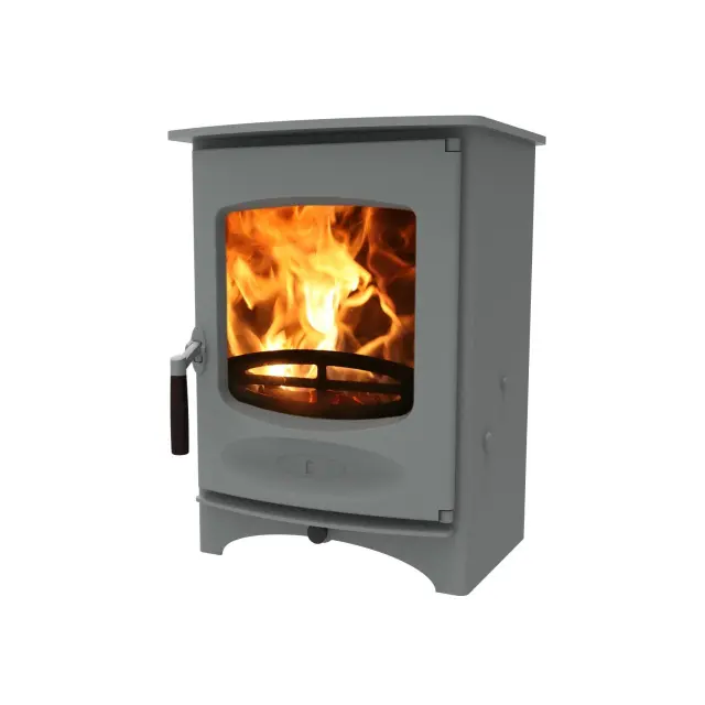 Charnwood C-Four Σόμπα Ξύλου - Pewter, Low stand