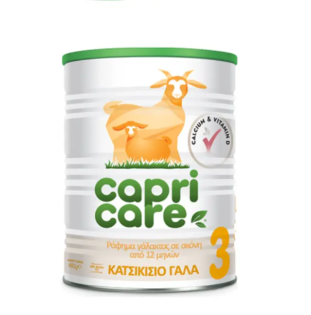 Capricare 3 12m+ Κατσικίσιο Γάλα 3ης Βρεφικής Ηλικίας από τον 12ο Μήνα, 400gr