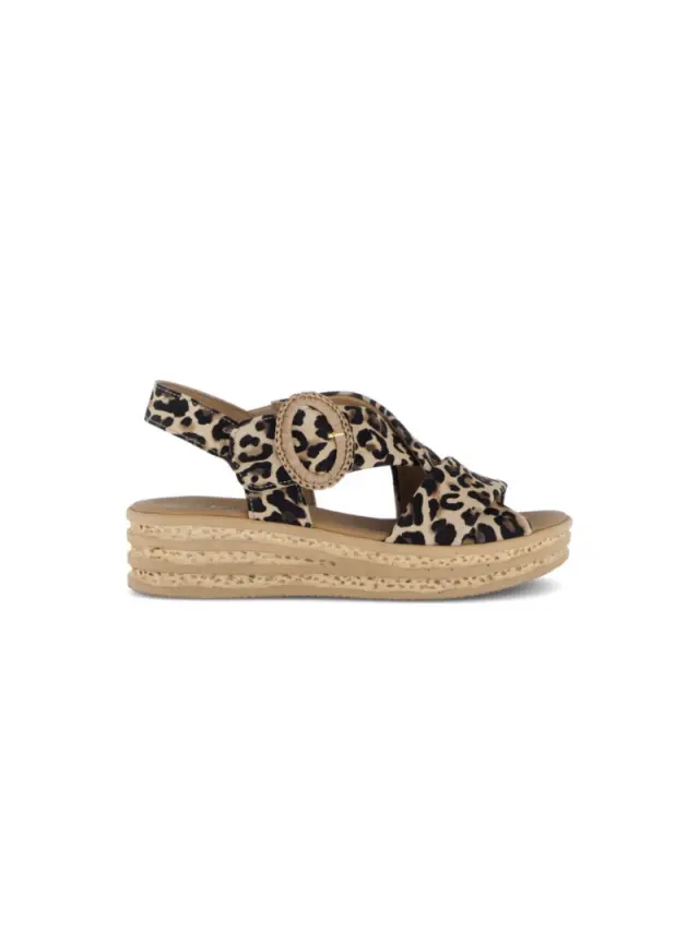 Gabor Πέδιλα Γυναικείο δέρμα Nubuck Prints GAB/84556 32-NATUR - 38 3