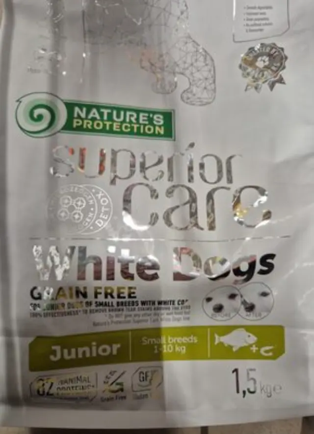 Nature s Protection Superior Care Grain Free White Dog White Fish Small & Mini Junior Ξηρά Τροφή Σκύλου με Λευκά Ψάρια 1.5kg