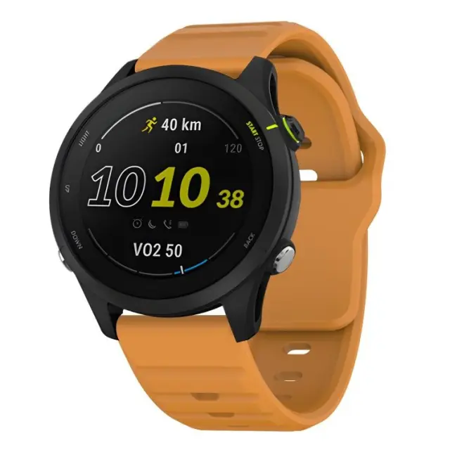 Λουράκι Wave Pattern για Smartwatch 22mm-Orange OEM