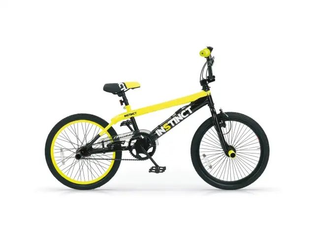 ΠΟΔΗΛΑΤΟ MBM INSTINCT BMX 20'' 025 - ΜΑΥΡΟ-ΚΙΤΡΙΝΟ - 28