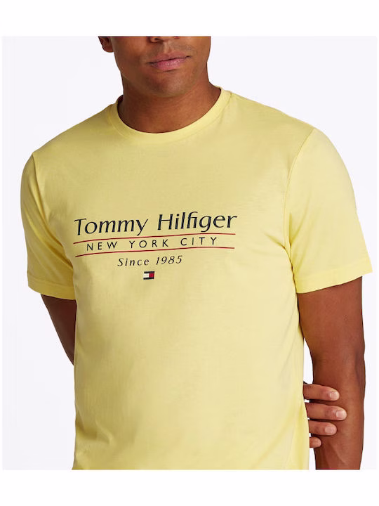 Tommy Hilfiger Κίτρινο T-shirt Κίτρινο - S 3