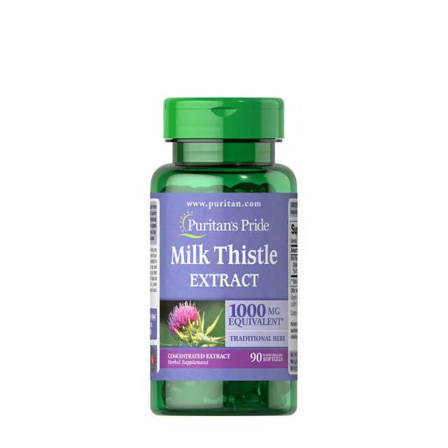 Puritan's Pride Milk Thistle 4:1 Extract 1000 mg (Silymarin)