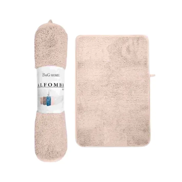 Πατάκι μπάνιου - M0839 - 40x60cm - Beige - 20960