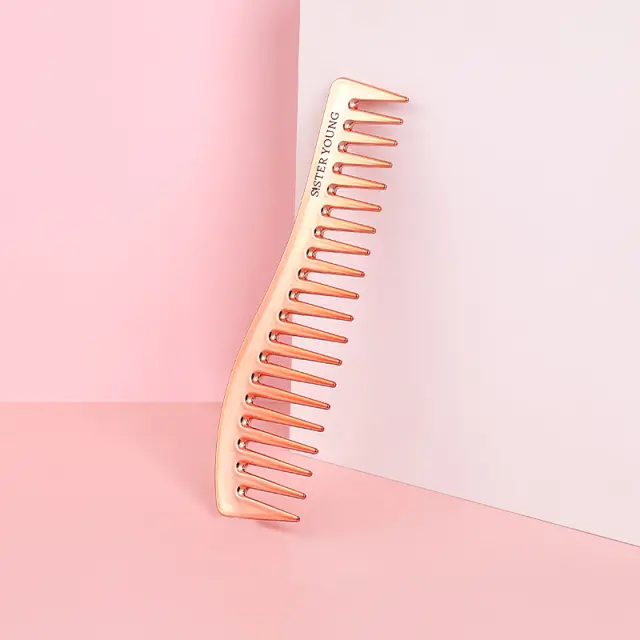 Sister Young Zuri Gold Rose Luxury Hair Comb 2
