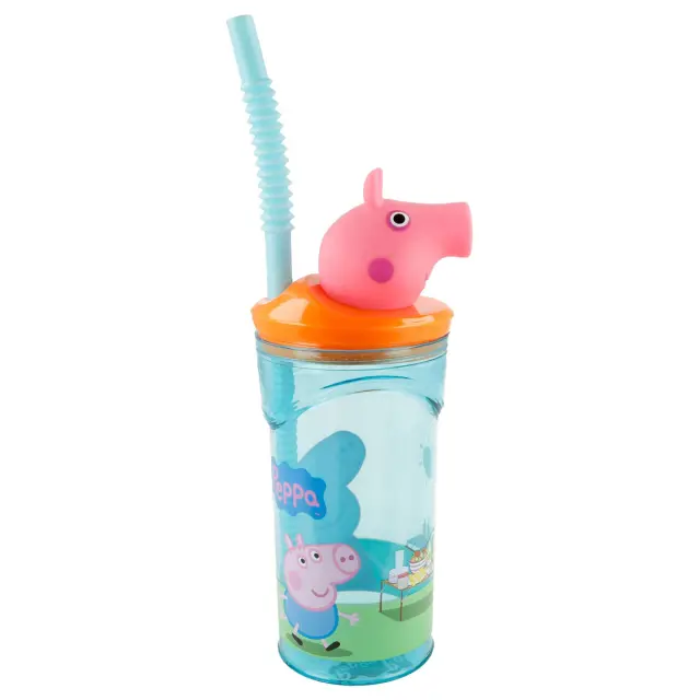 Ποτήρι με καλαμάκι Peppa Pig 360ml 2