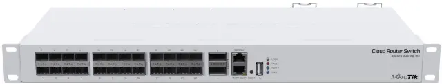 Mikrotik Managed Switch L2 1-Port Gigabit 24-Port SFP (CRS326-24S+2Q+RM)