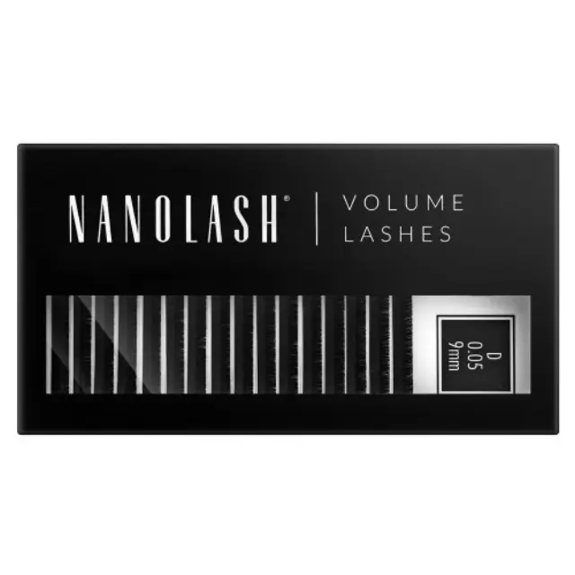 Nanolash Volume Lashes 0.05 D false eyelashes 9 mm