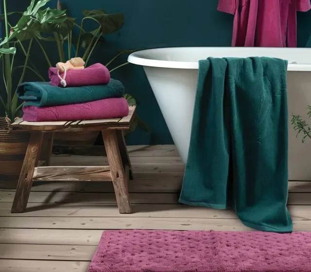 ΧΑΛΑΚΙ ΜΠΑΝΙΟΥ PARADISE 60X90 NEF-NEF HOMEWARE ROSE 2