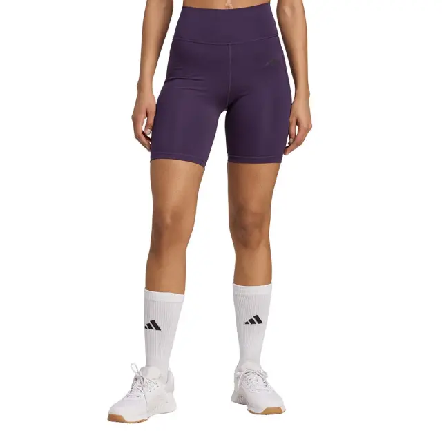 adidas Performance Women's Optime Essentials Stash Pocket 7inch Bike Shorts Μωβ JW7656 (adidas Performance) - XSmall
