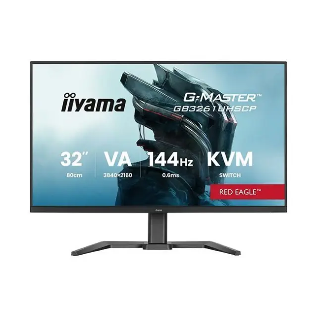 IIYAMA Gaming Monitor 32" G-Master Red Eagle GB3261UHSCP VA 4K Black (GB3261UHSCP-B1)