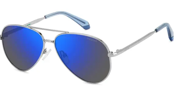 Polaroid 11-16 Ετών Παιδικά Γυαλιά Ηλίου Polarized Ασημί PLD 8073/S V84/5X