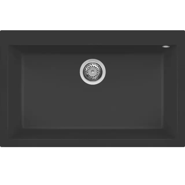 Νεροχύτης κουζίνας QUADRA 130 Nero 40 ELLECI 79x50cm