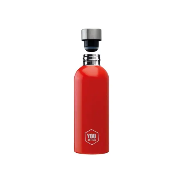 You Bottles Ανοξείδωτο Μπουκάλι Θερμός / Thermos Bottle 500ml (3 χρώματα) - Κόκκινο 2