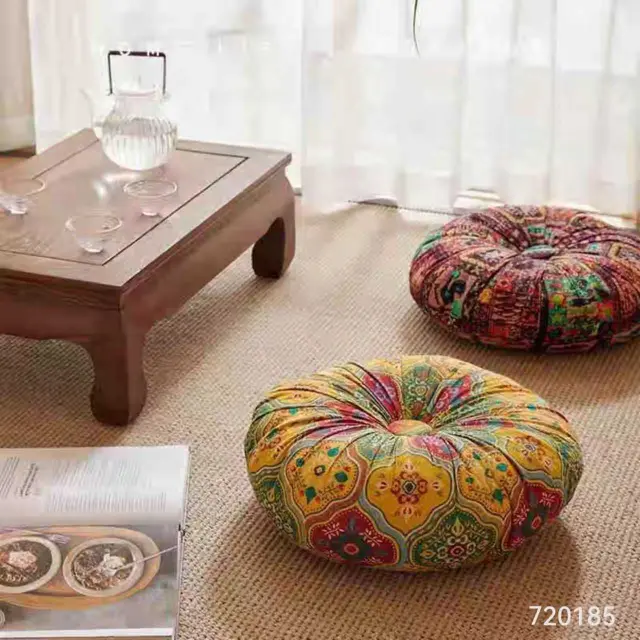 Μαξιλάρι καρέκλας Πουφ - Boho - 40cm - 720185 - Yellow/Green 2